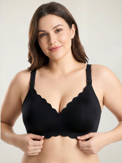 Sujetador de lactancia push-up con estampado floral